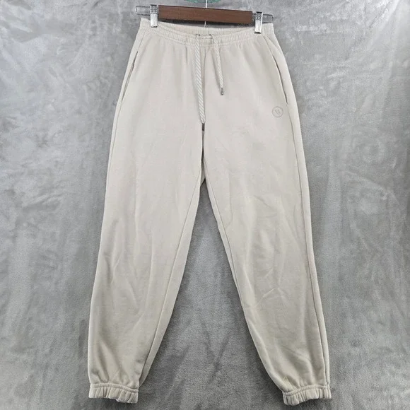 Vuori Womens XS Jogger Sweatpants Beige The Rise The Shine Pockets Athleisure - Picture 2 of 12